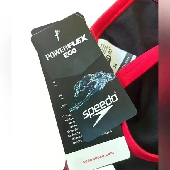 Woman’s Speedo One Piece Cross Back Swim Suite - Picture 10 of 13